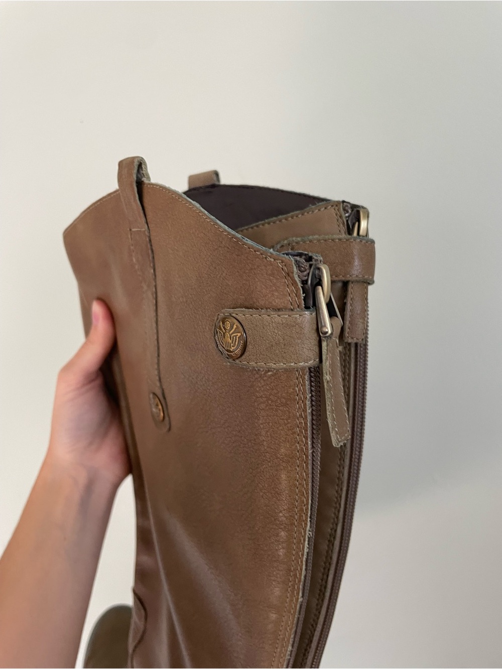 Sam Edelman Penny Brown Leather Boots - Picture 7 of 11